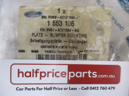 Ford Fiesta Genuine Right Hand Bumper Mounting Plate - New Part