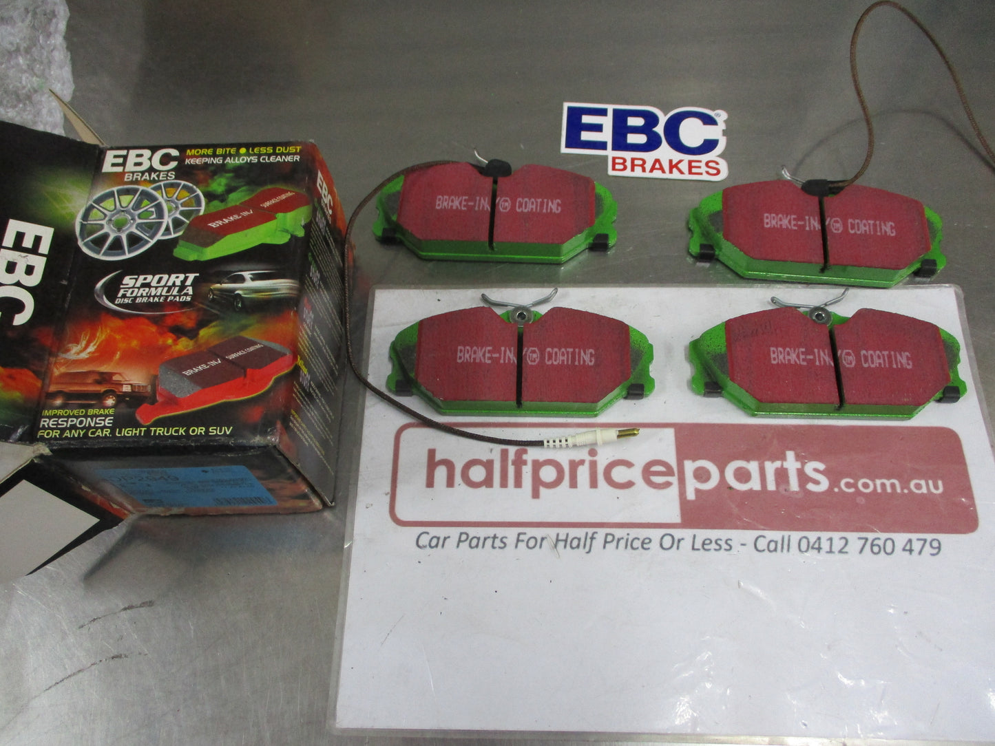 EBC Greenstuff Front Disc Brake Pad Set Suits Renault Sport Spider New Part