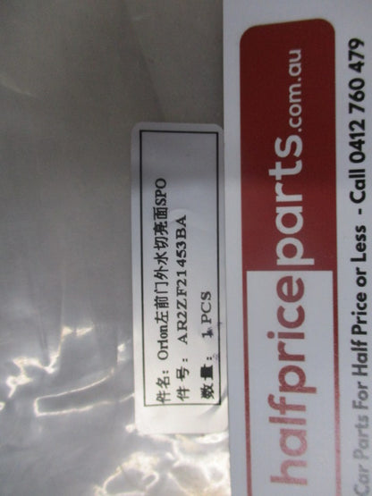 Ford Falcon FG/G6E/GTE/F6 Genuine Left Hand Front Weather Strip Chrome New Part