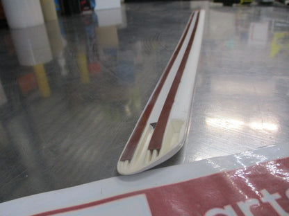 Ford Laser KQ Genuine Left Hand Rear Door Side Body Moulding (Factory WHITE) New Part