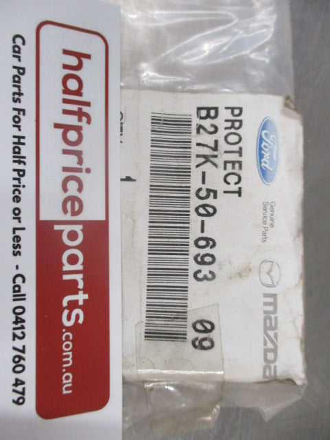 Ford Laser KQ Genuine Left Hand Rear Door Side Body Moulding (Factory WHITE) New Part