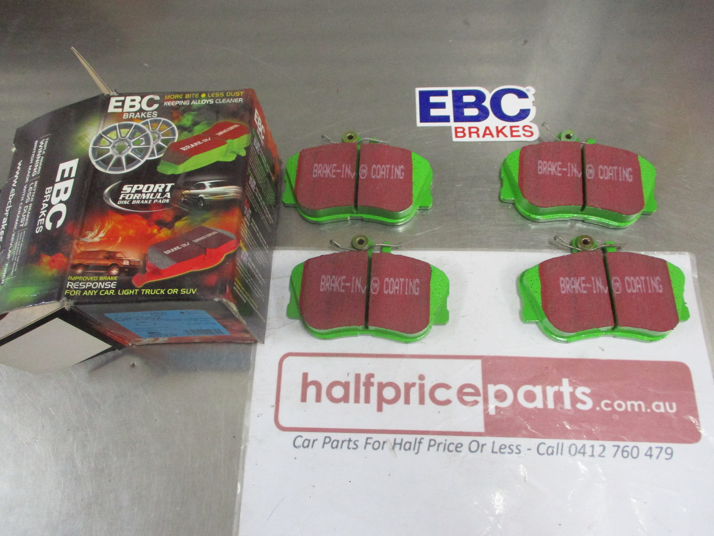 EBC Greenstuff Front Disc Brake Pad Set Suits Mercedes Benz C-Class New Part
