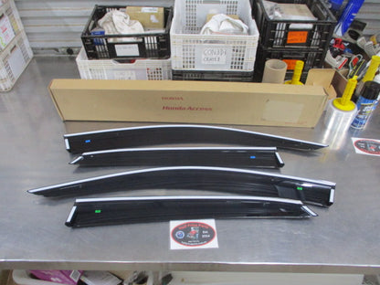 Honda Civic VTR/Type-R Hatch Genuine Slimline Tinted Weather Shield Set New Part
