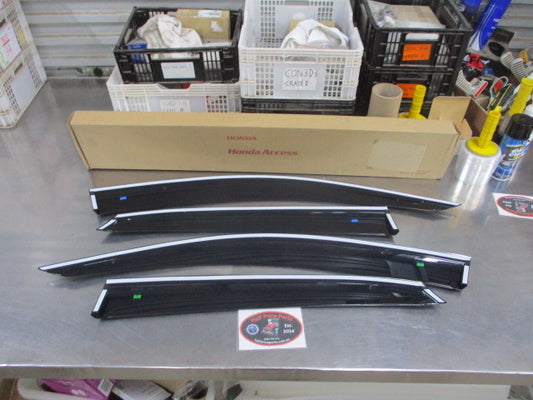 Honda Civic VTR/Type-R Hatch Genuine Slimline Tinted Weather Shield Set New Part