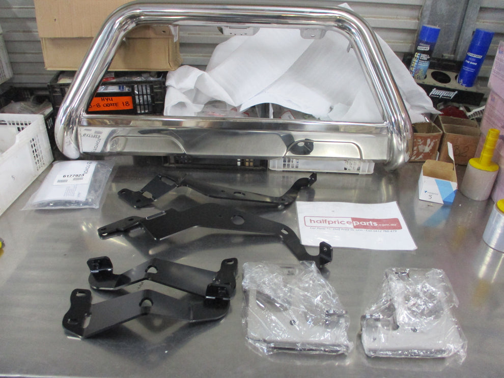 Toyota Hilux Genuine Stainless Steel Nudge Bar Kit New Part – Half ...