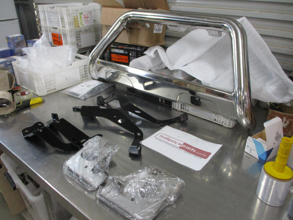Toyota Hilux Genuine Stainless Steel Nudge Bar Kit New Part – Half ...