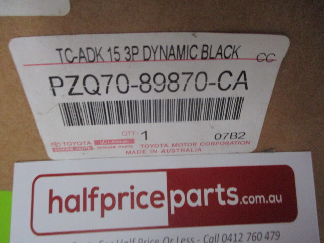 Toyota Hilux SR5 Dual Cab Genuine 3 Piece Eclipse Black Hard Lid With Central Locking New Part