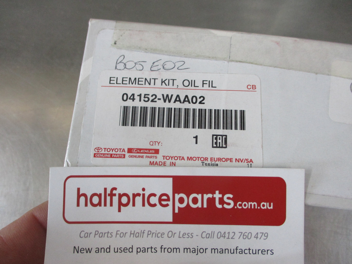 Toyota Supra Genuine Engine Oil Filter Element New Part