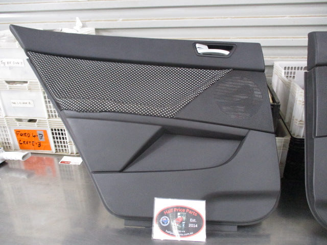 Ford FG XR6 Falcon Genuine Rear Right And Left Hand Door Trims USED Part VGC