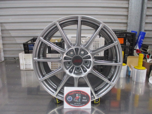 Subaru WRX/Impreza STI Genuine Enkei Silver Alloy Single Wheel 17X7J Used Part VGC