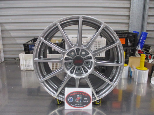 Subaru WRX/Impreza STI Genuine Enkei Silver Alloy Single Wheel 17X7J Used Part VGC