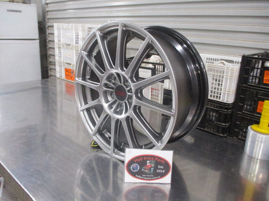 Subaru WRX/Impreza STI Genuine Enkei Silver Alloy Single Wheel 17X7J Used Part VGC