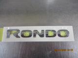 Kia Rondo Genuine Rear Hatch Chrome Emblem New Part