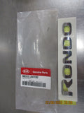 Kia Rondo Genuine Rear Hatch Chrome Emblem New Part