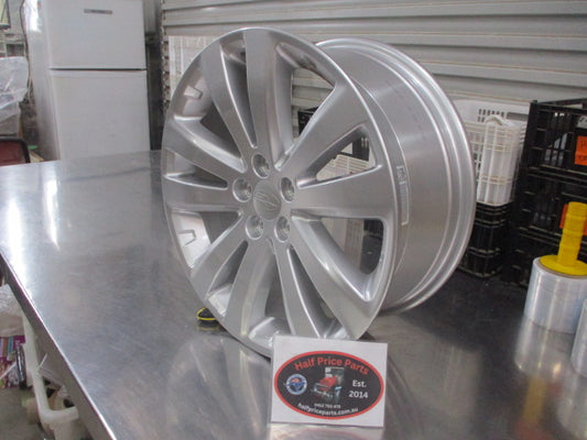 Subaru Forester Genuine Single Silver Alloy Wheel + Center Cap 17X7J Used Part VGC