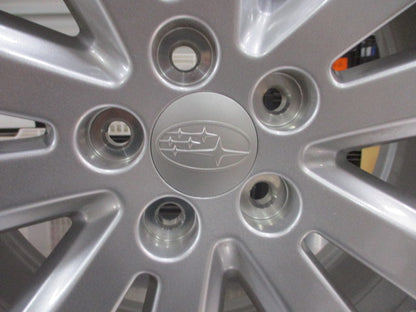 Subaru Forester Genuine Single Silver Alloy Wheel + Center Cap 17X7J Used Part VGC