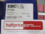 EBC Front Disc Brake Pad Set Suits Datsun-Nissan Bluebird-Prairie New Part