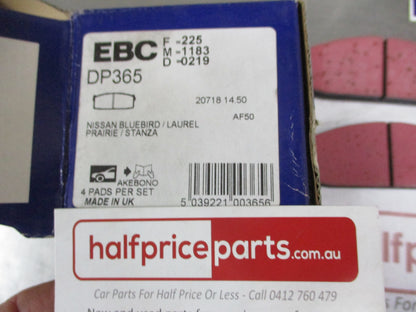 EBC Front Disc Brake Pad Set Suits Datsun-Nissan Bluebird-Prairie New Part