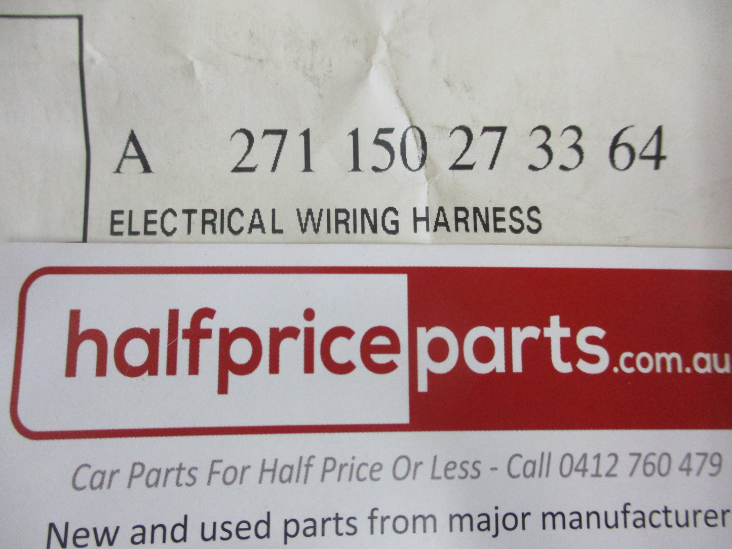 Mercedes Benz C-Class Genuine Cam Shaft Adapter Cable New Part