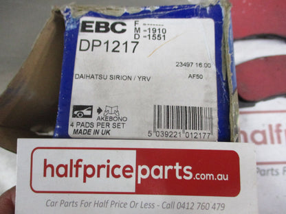 EBC Front Disc Brake Pad Set Suits Daihatsu Move-YRV New Part