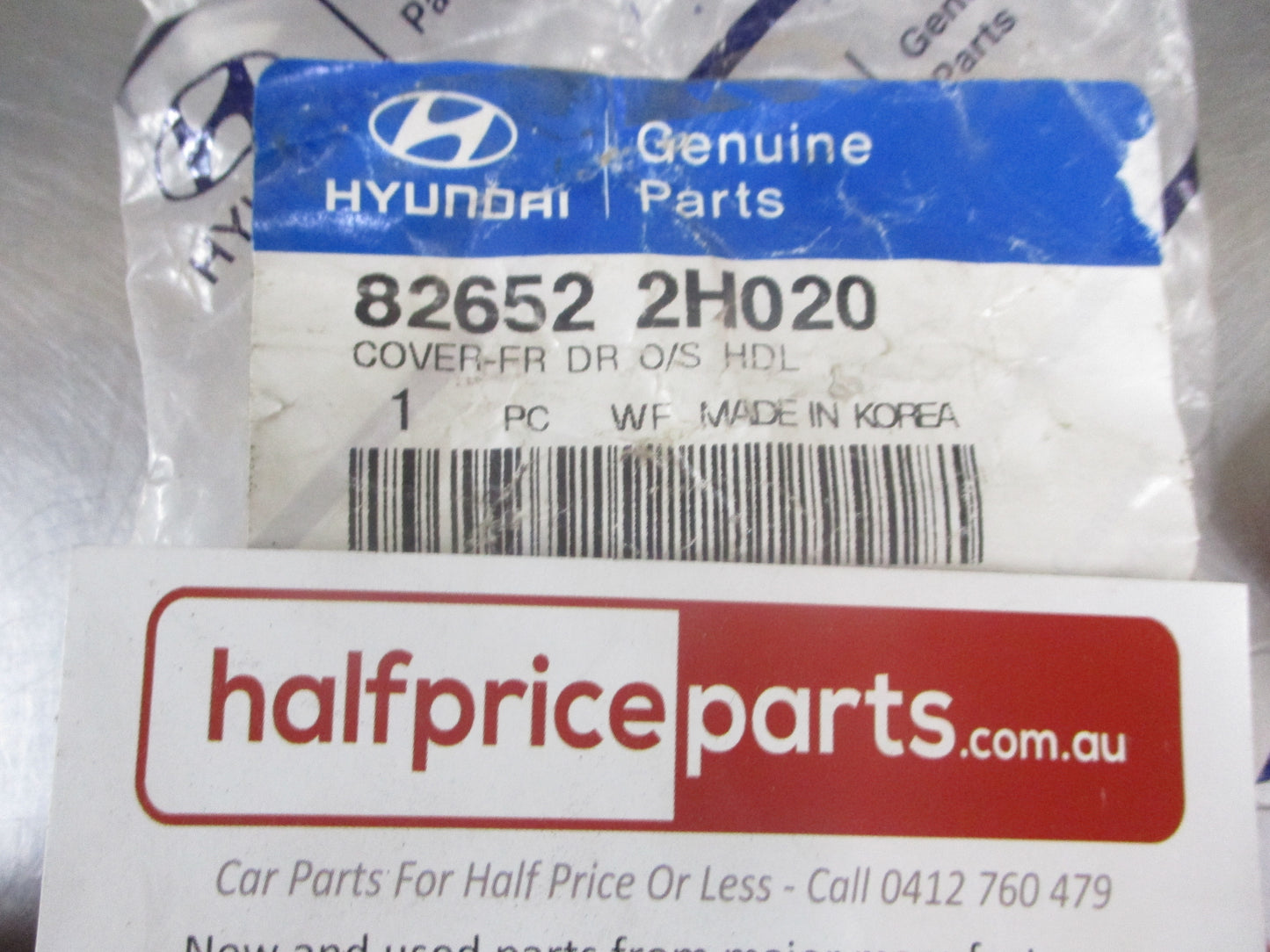Hyundai Elantra Genuine Rear Left Or Right Door Handle Cap (Unpainted) New Part