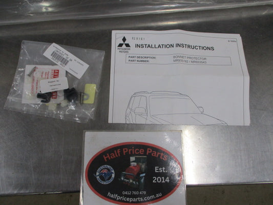 Mitsubishi Pajero NS/NT/NW Genuine Clear Bonnet Protector Kit New Part