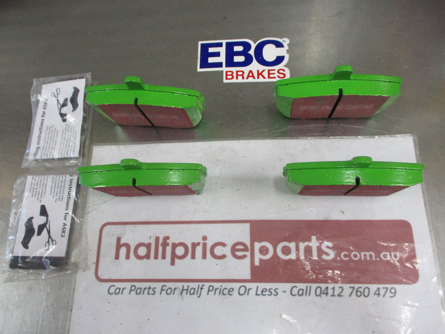 EBC Greenstuff Front Disc Brake Pad Set Suits Iveco Daily/Ford Transit-LDV Convoy New Part