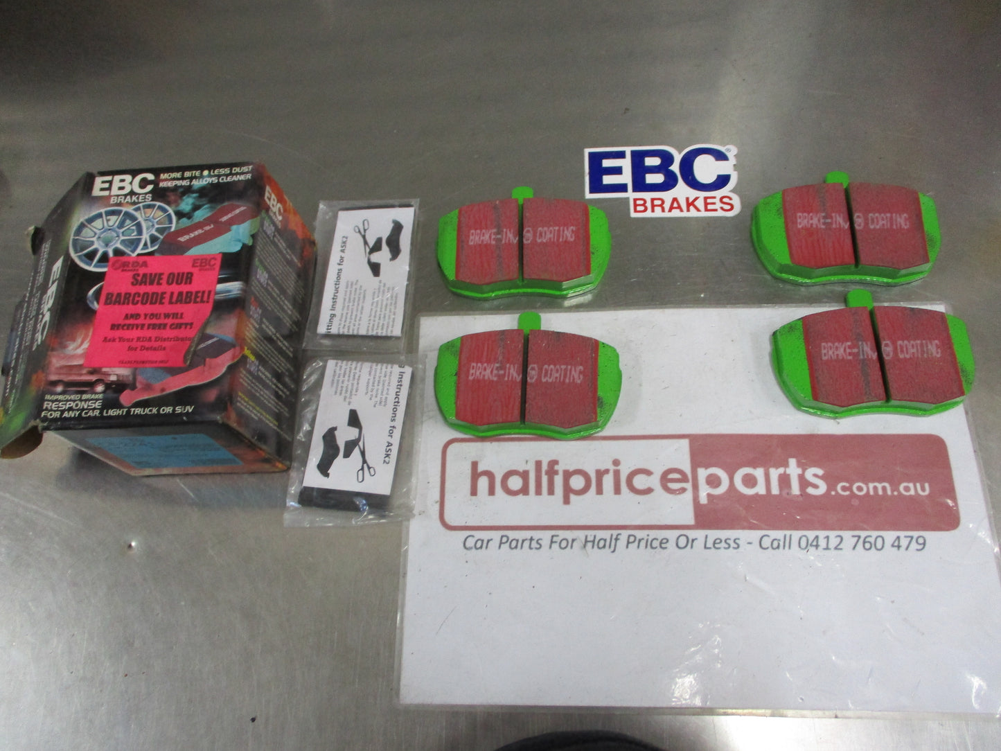 EBC Greenstuff Front Disc Brake Pad Set Suits Iveco Daily/Ford Transit-LDV Convoy New Part