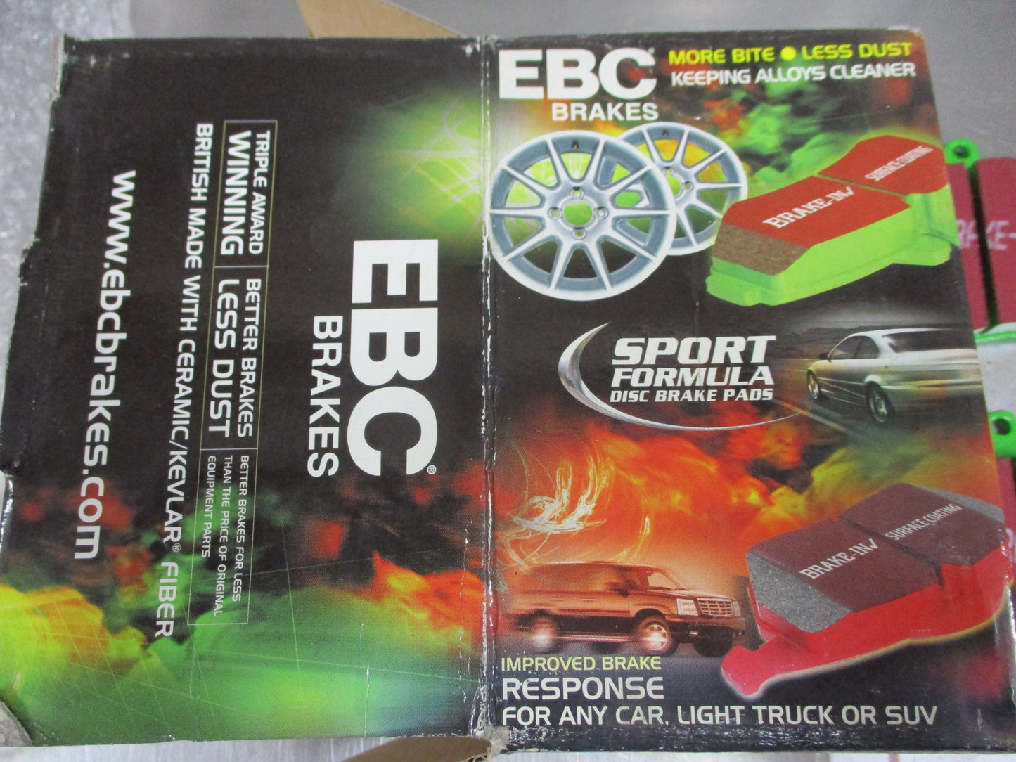 EBC Greenstuff Front Diac Brake Pad Set Suits Porsche 911-928-944 New Part