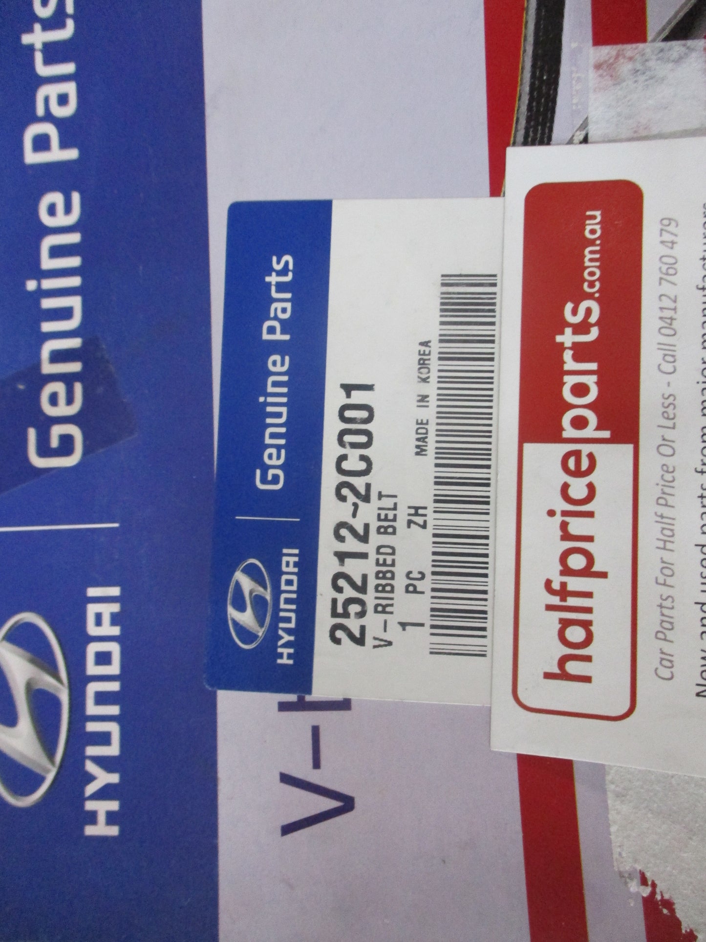 Hyundai Genesis Coupe Genuine V-Belt Ribbed New Part