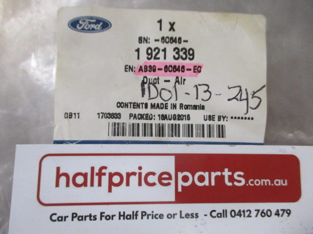 Ford Ranger PX XL-Plus 3.2 Ltr Genuine Big Hose Inter Cooler Air Duct New Part