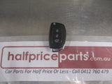 Hyundai Accent Genuine Flip Remote Key 3 Buttons New Part