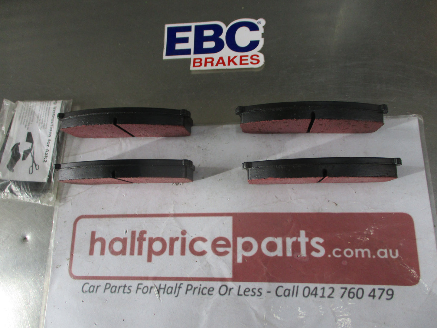 EBC Front Disc Brake Pad Set Suits Honda Civic Hatch New Part