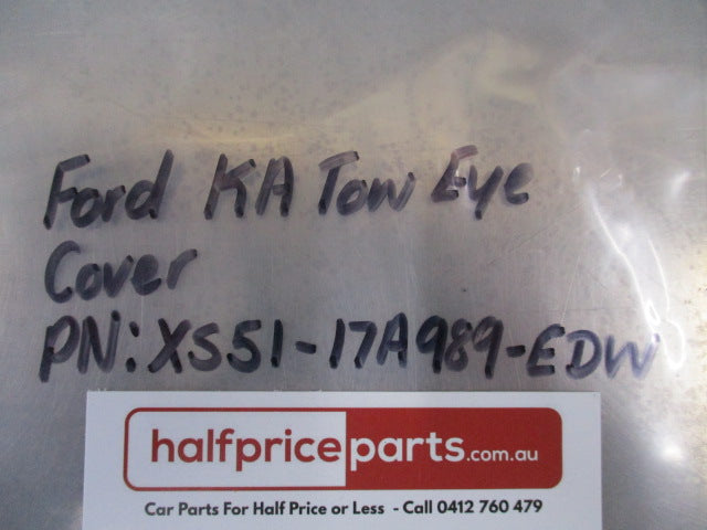 Ford KA Genuine Front Bumper Tow Eye Cover - New Part