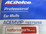 ACDelco Professional Ear Muffs ACEMVIP Up To 110 db(A) New Part