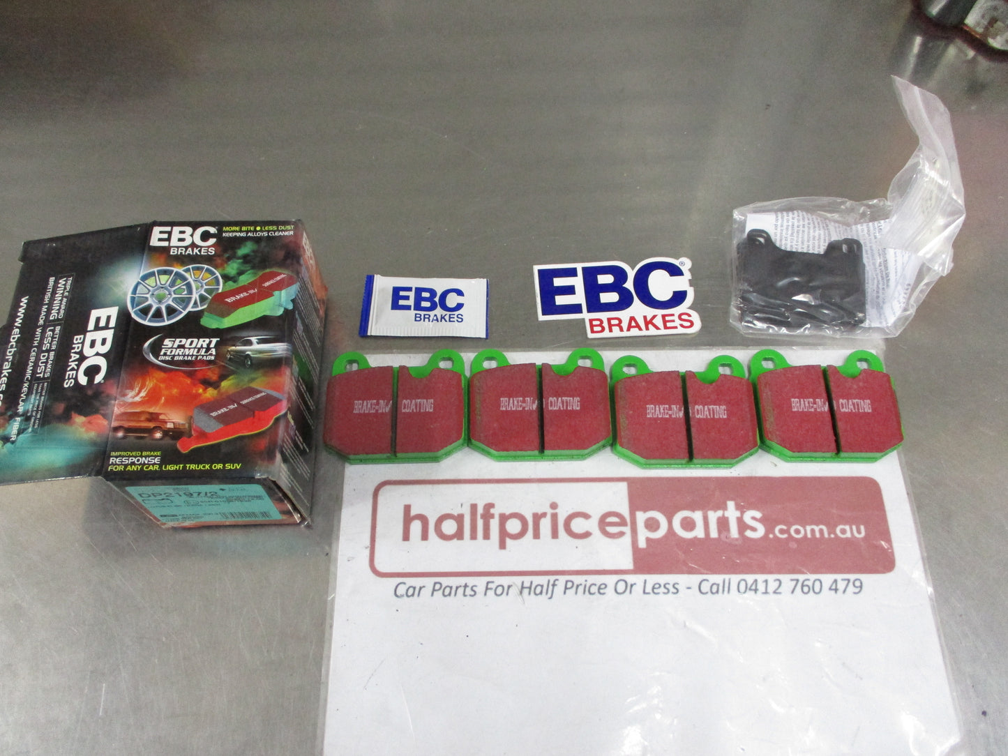 EBC Greenstuff Front Disc Brake Pad Set Suits Lotus Elise-Europa-Exige-Opel Speedster-Roadstar New Part