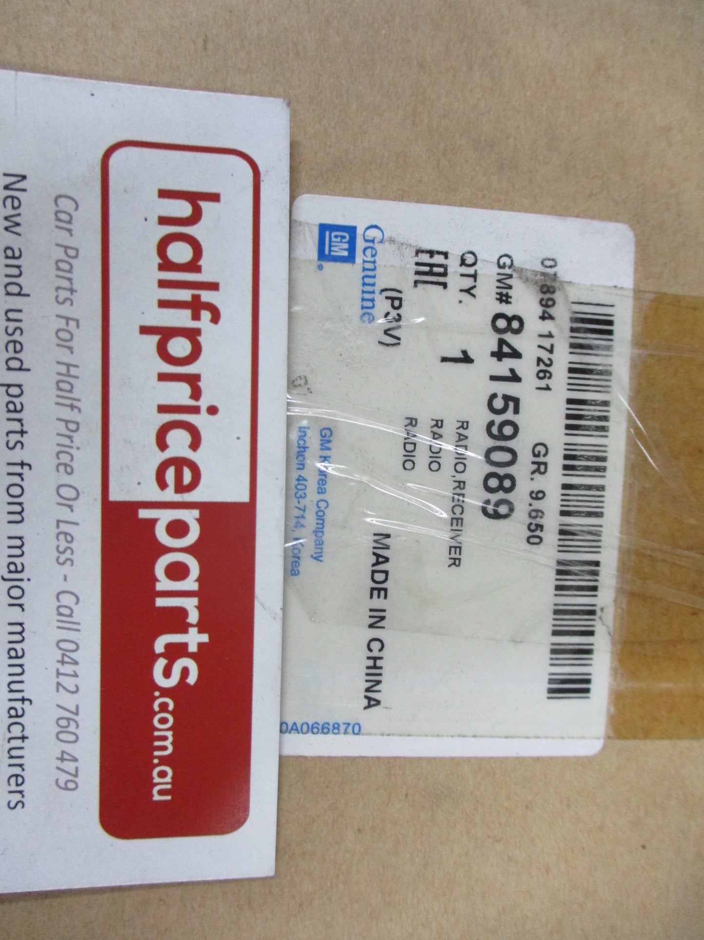 Holden VF Commodore / Malibu Genuine Audio Unit CD New Part