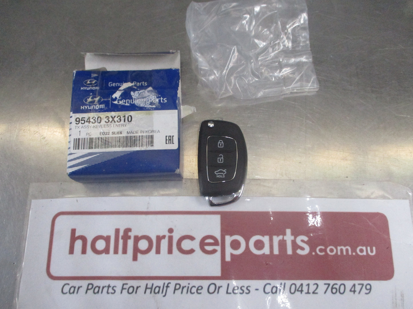 Hyundai Elantra Genuine 3 Button Key Remote Security Transmitter Fob New Part