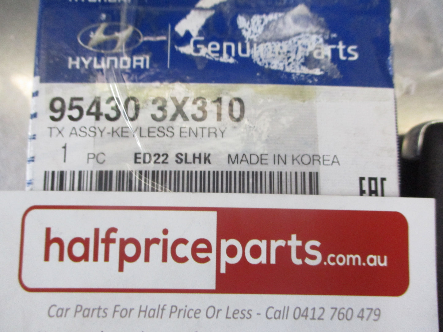 Hyundai Elantra Genuine 3 Button Key Remote Security Transmitter Fob New Part