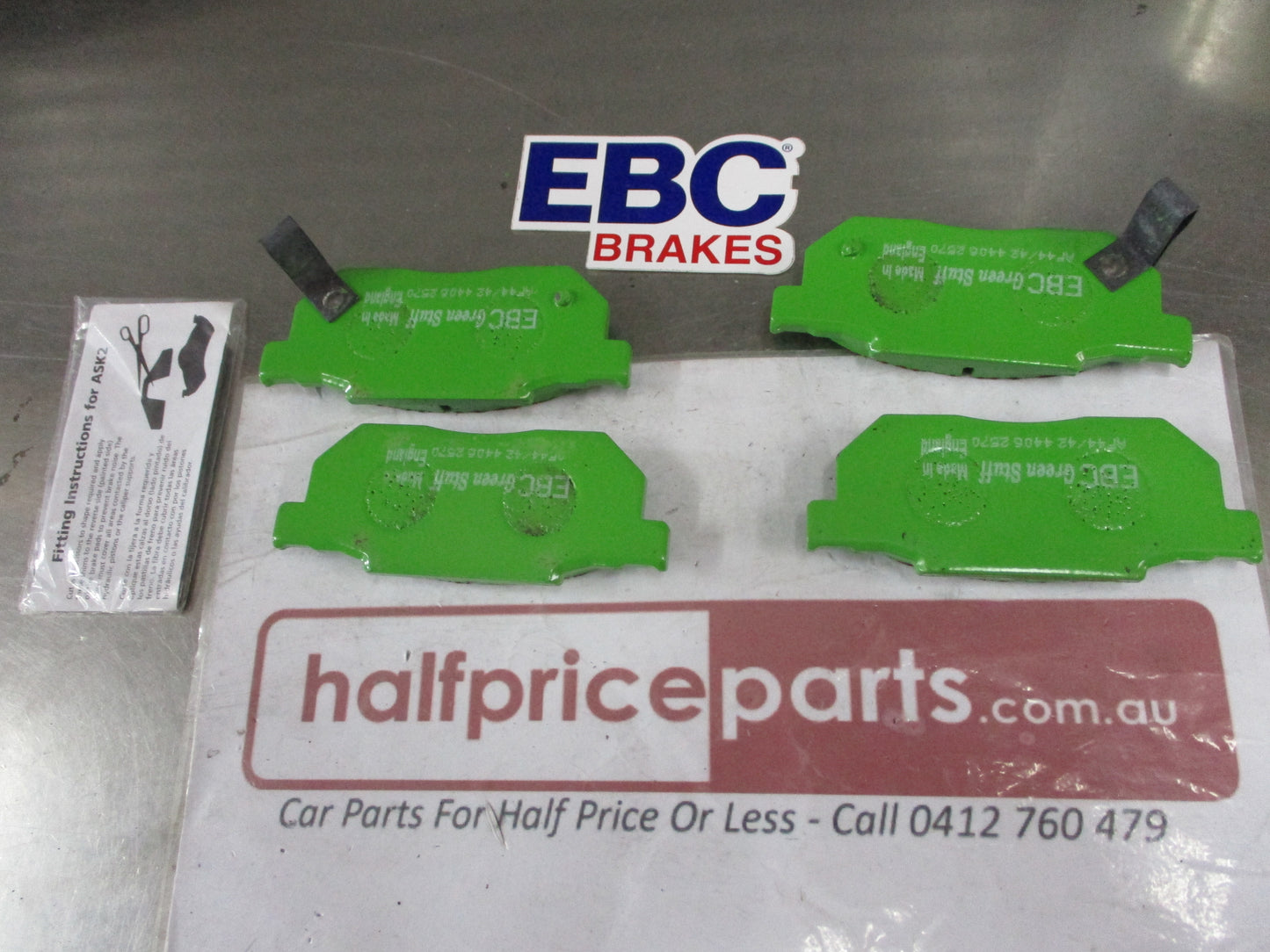 EBC Greenstuff Front Disc Brake Pad Set Suits Honda Civic-Integra-Prelude New Part