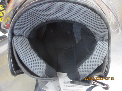 X-Rated Helmets Jet-X1 Silver XRH Large Helmet New Part
