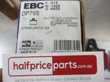 EBC Rear Disc Brake Pad Set Suits Citroen XAntia-XM New Part