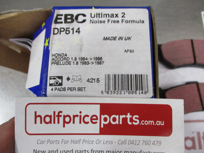 EBC Rear Disc Brake Pad Set Suits Honda Accord-Prelude New Part