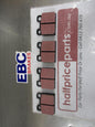 EBC Rear Disc Brake Pad Set Suits Alfa Romeo Alfetta-Giulietta-Porshe 914 New Part