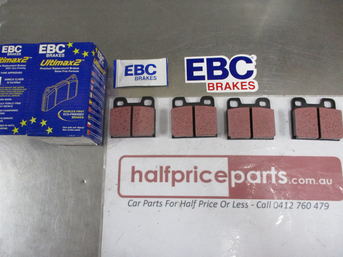 EBC Rear Disc Brake Pad Set Suits Alfa Romeo Alfetta-Giulietta-Porshe 914 New Part