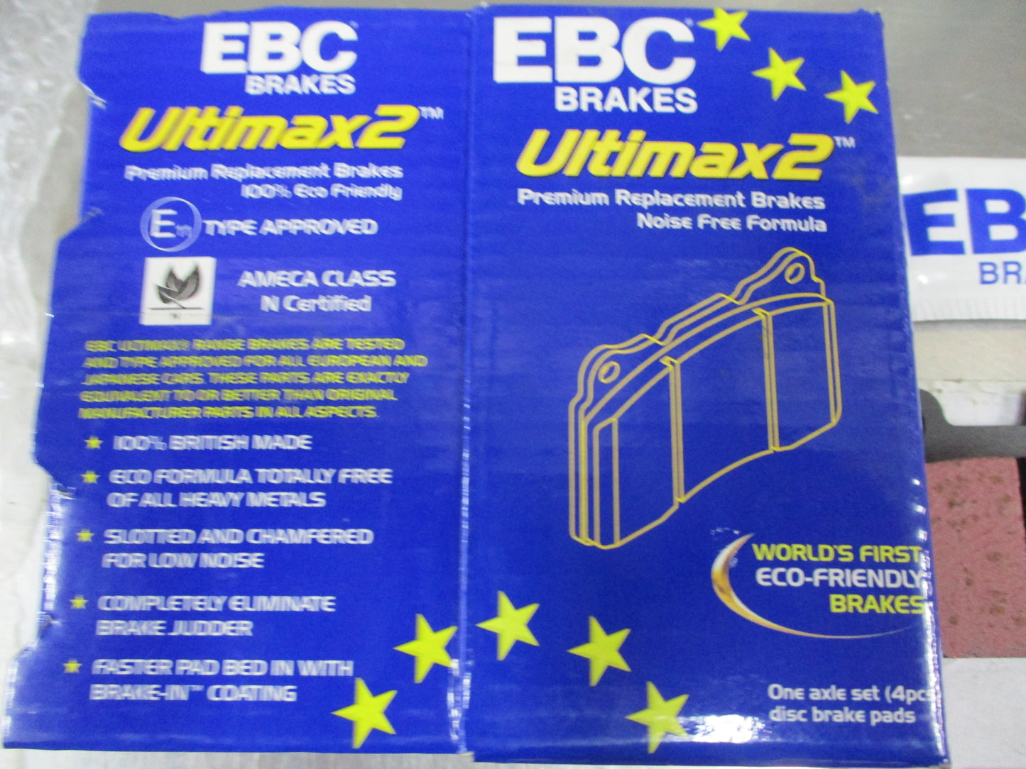 EBC Rear Disc Brake Pad Set Suits Alfa Romeo Alfetta-Giulietta-Porshe 914 New Part
