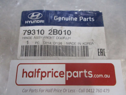 Hyundai Santa Fe Genuine Left Hand Front Door Hinge Lower New Part