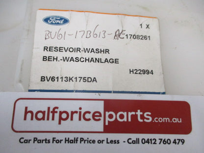 Ford Focus LW Genuine Front Water Reservoir Windscreen Washer Bottle (No Pump Or Lid) New Part
