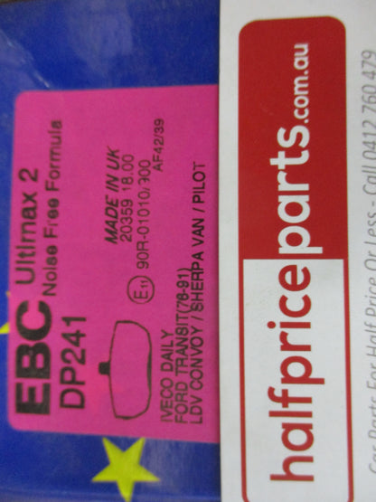 EBC Front Disc Brake Pad Set Suits Ford Transit-LDV Convoy-Land Rover Range Rover New Part