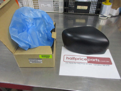 Nissan Navara D23 NP300 Genuine Drivers Mirror Scalp (Black Unpainted) New Part